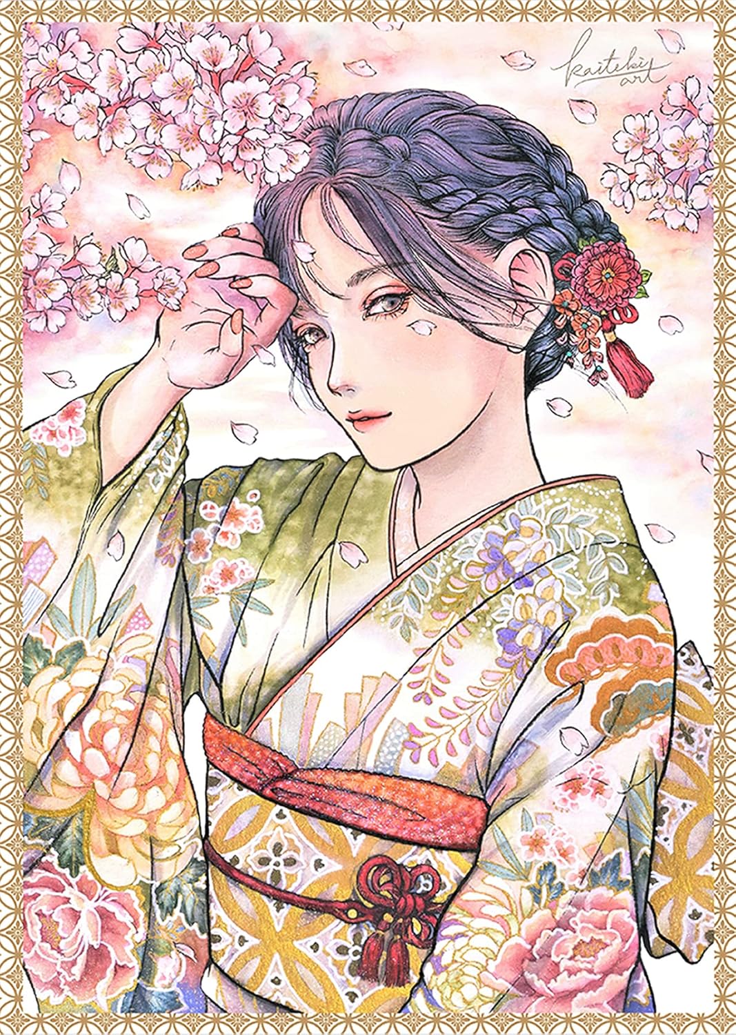 作家さんコラボ塗り絵 kaitekiART様 | 画材用品のオリオン最新情報