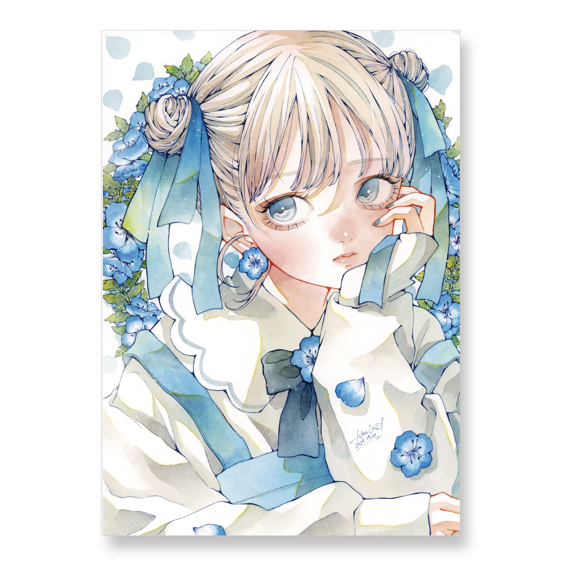 イラストレーター とあるお茶 キャンパスプリント 新発売 ＞ 『 とあるお茶 塗り絵ブック vol.3 』 | 画材用品のオリオン