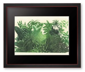 kayoさん「緑に混ざる日」植物がたくさん生い茂る場所に入ると落ち着くような守られているような気持ちになります。