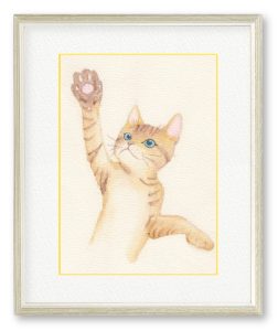 Ketty Little Garlandさん「よっ。ほっ。」「とにかくネコが描きたい！」という欲望のままに、描きました♪