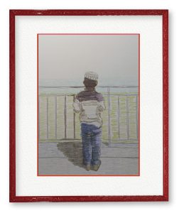 Anandaさん「国境 BORDER」すべての人は、自国を含むすべての国から立ち去る権利および、自国に帰る権利を有する。